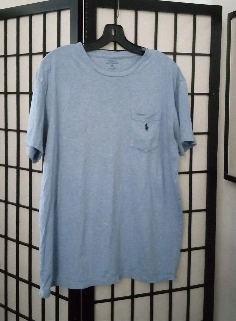 Polo by Ralph Lauren Light Blue Short Sleeve Pocket Tee